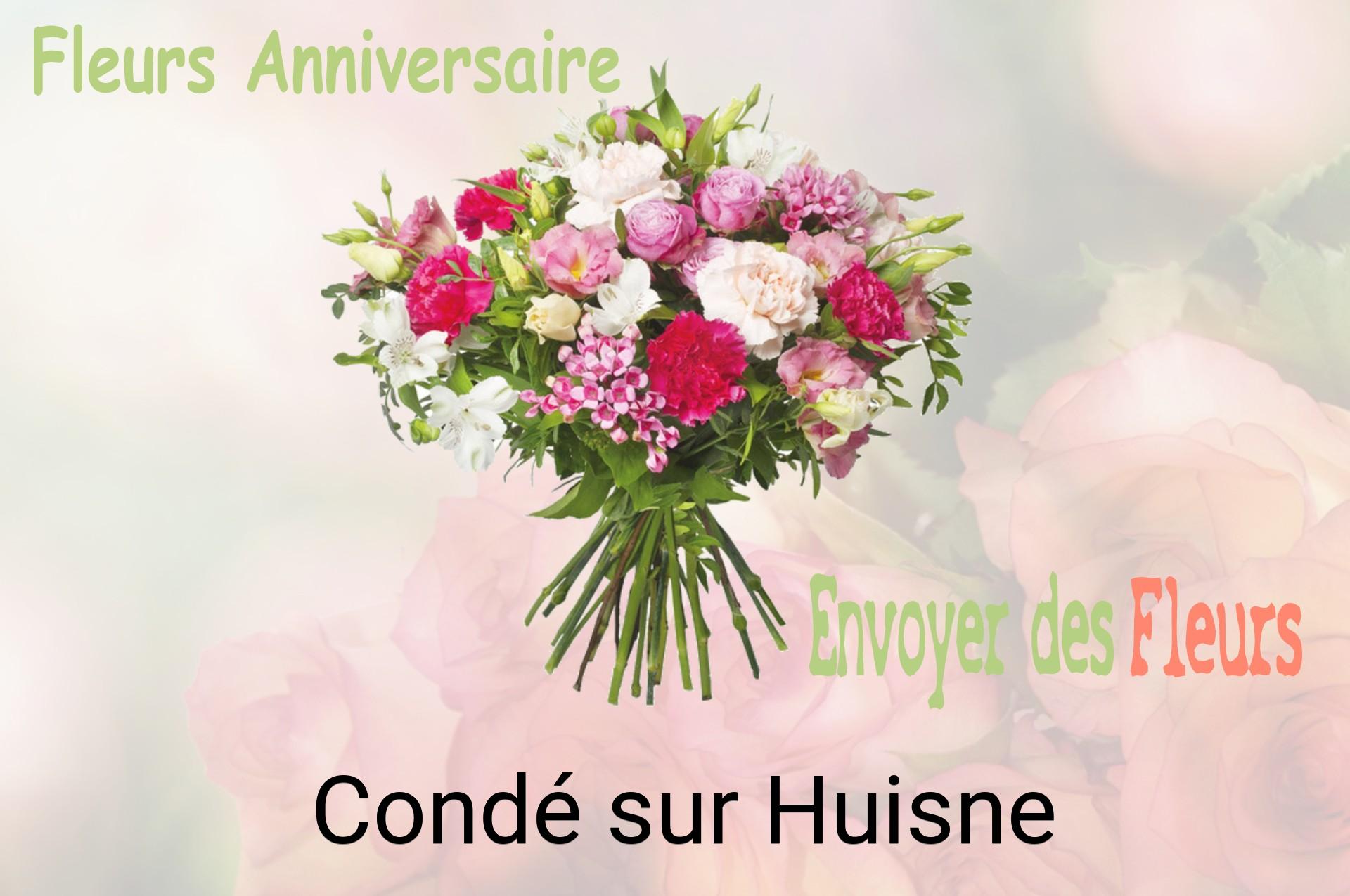 Bouquet de fleurs d’anniversaire livré à Condé-sur-Huisne