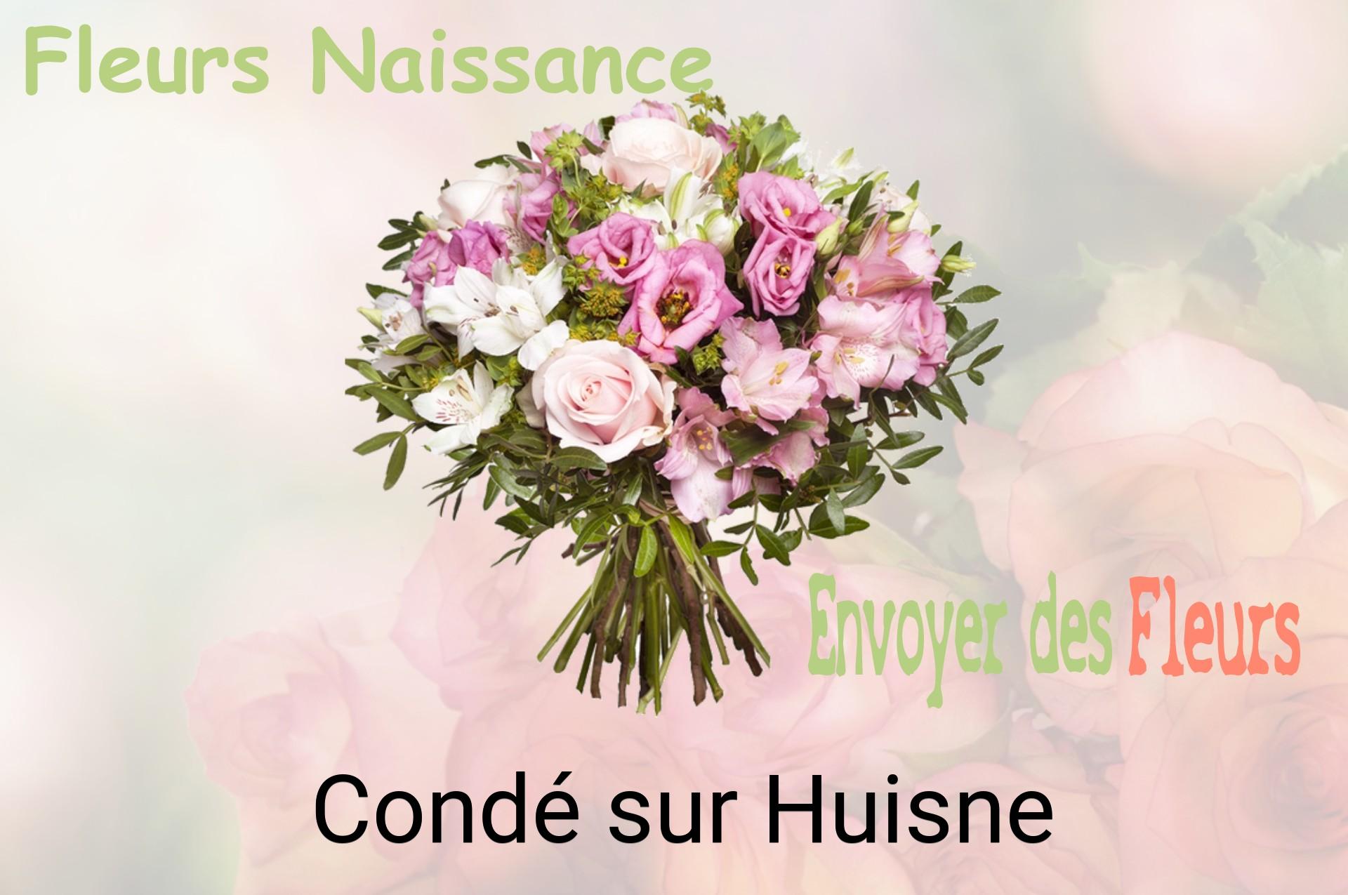 Bouquet de fleurs de naissance livré à Condé-sur-Huisne